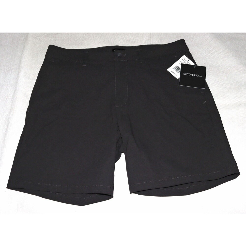 Beyond Yoga Element Estilo Men's Chino MC5179D Black Ash Short Size 34